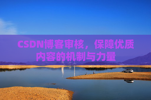 CSDN博客审核,保障优质内容的机制与力量